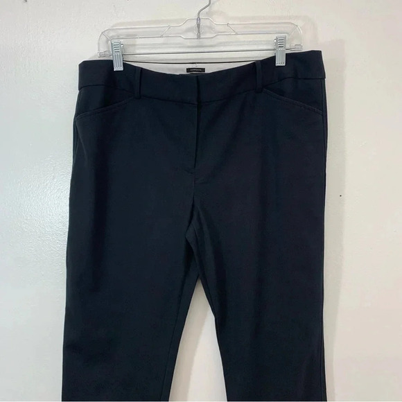Talbots Pants Woman Size 12 Petite  Hampshire Black Crop Taper  Work Casual - Picture 2 of 12